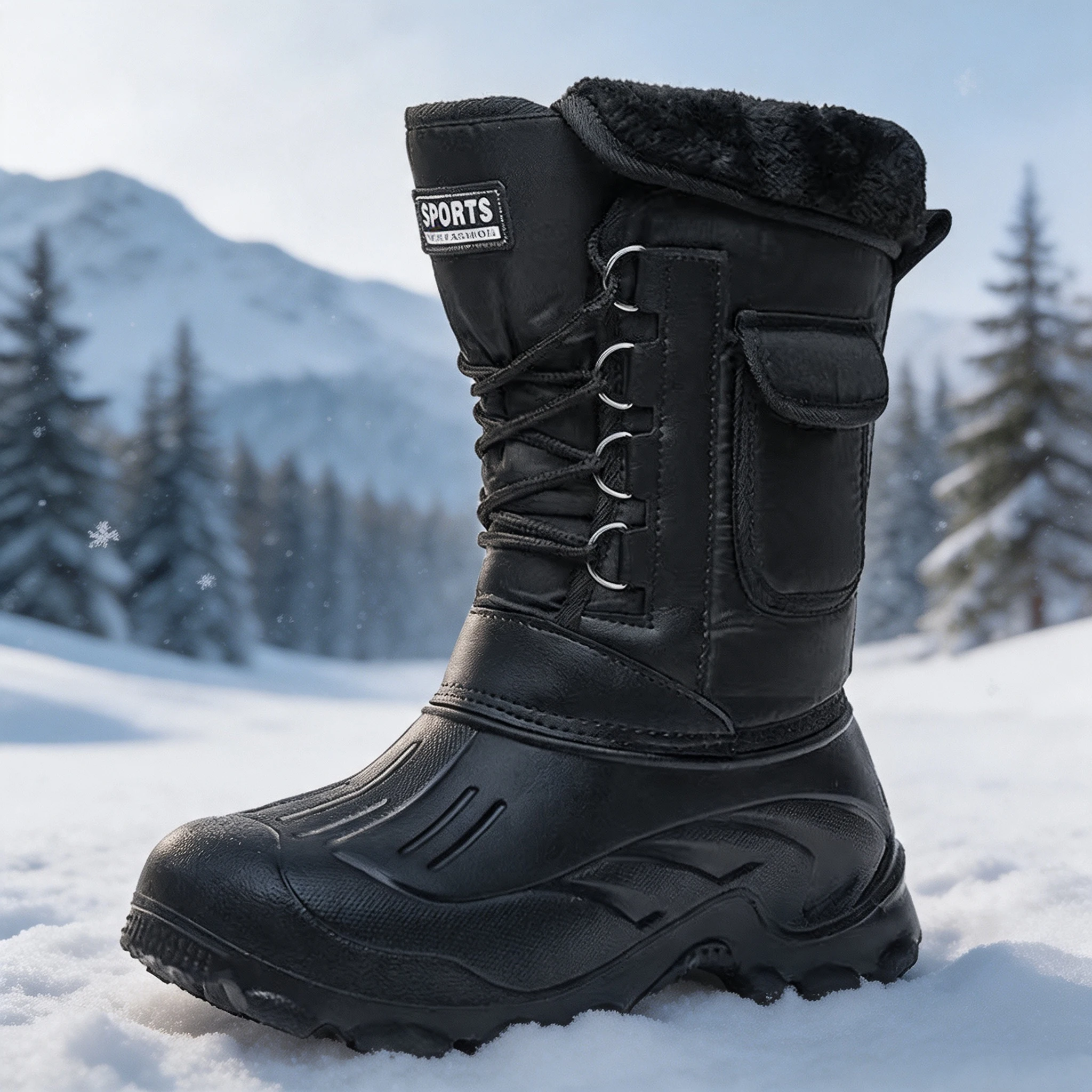 Fishing Equipment Carp - Bottes d'hiver pour hommes, chaussures de