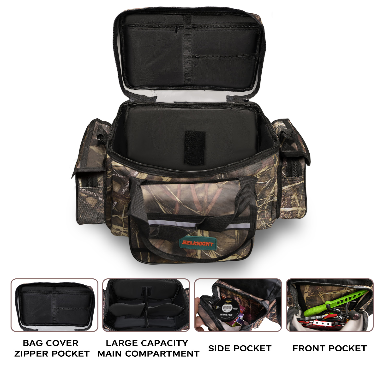 Le sac de pêche de grande capa - Fishing Equipment Brands avis et prix