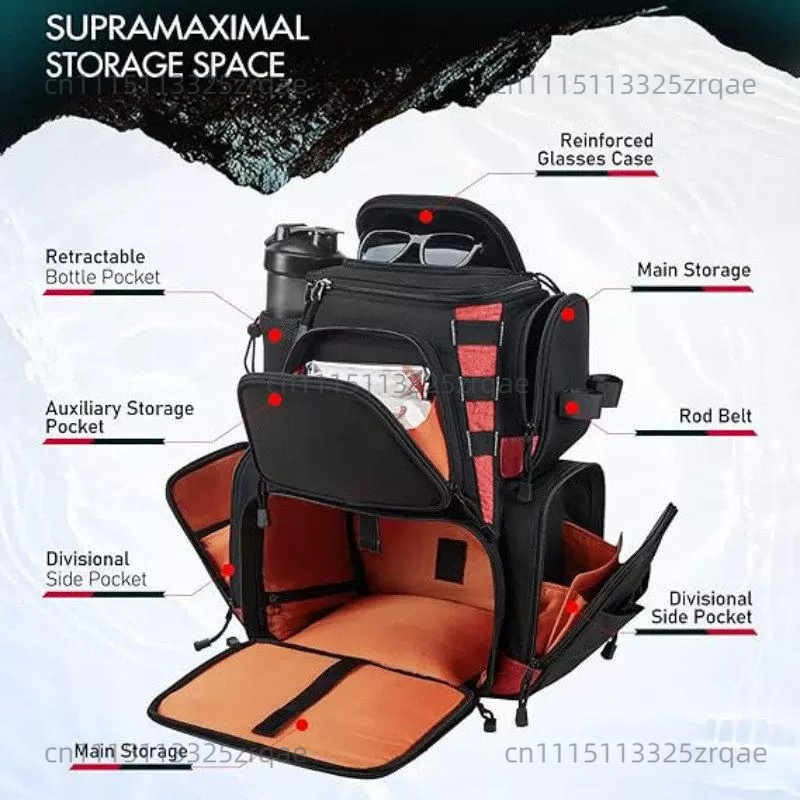 Sac à dos de pêche avec grand  - Fishing Equipment Bag avis et prix