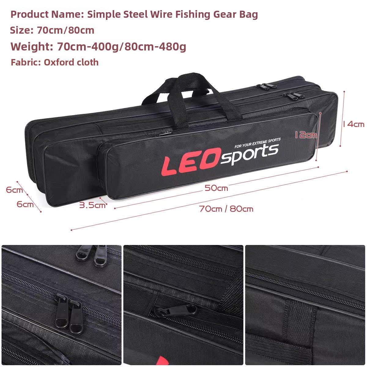 LeO, sac pour canne à pêche en - Fishing Equipment Brands avis et prix
